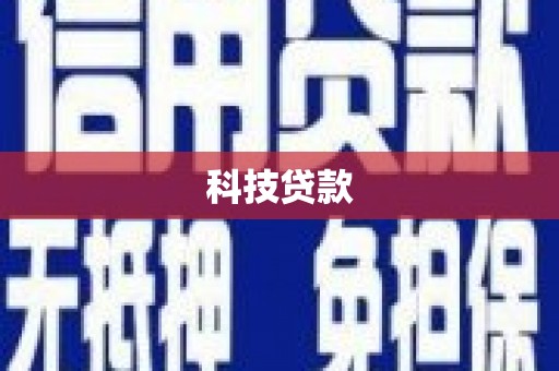 广饶科技贷款