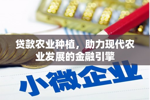 广饶贷款农业种植，助力现代农业发展的金融引擎