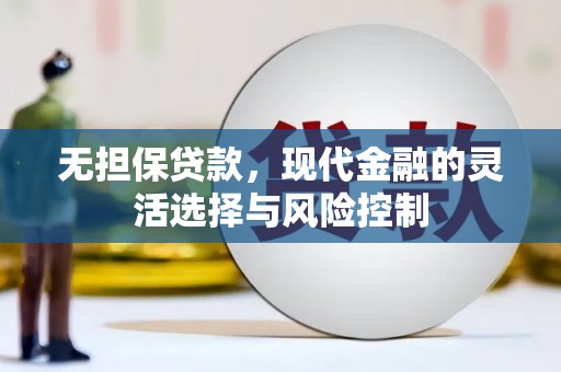广饶无担保贷款，现代金融的灵活选择与风险控制
