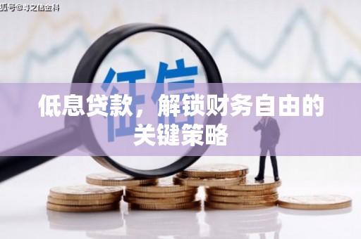 广饶低息贷款，解锁财务自由的关键策略