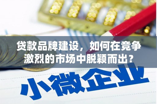广饶贷款品牌建设，如何在竞争激烈的市场中脱颖而出？