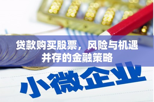 广饶贷款购买股票，风险与机遇并存的金融策略