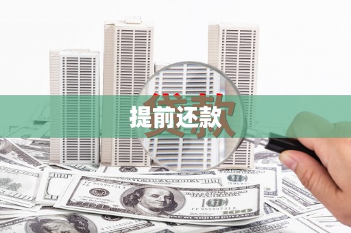 广饶提前还款